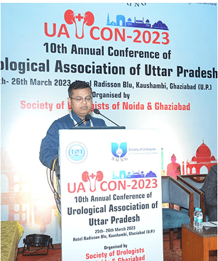 Home – Lucknow Urology Clinic – Dr. Feroz Mohd. Khan Presenting at UAICON 2023, Ghaziabad on Robotic Nephrectomy